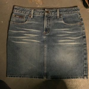 LEI vintage jean skirt